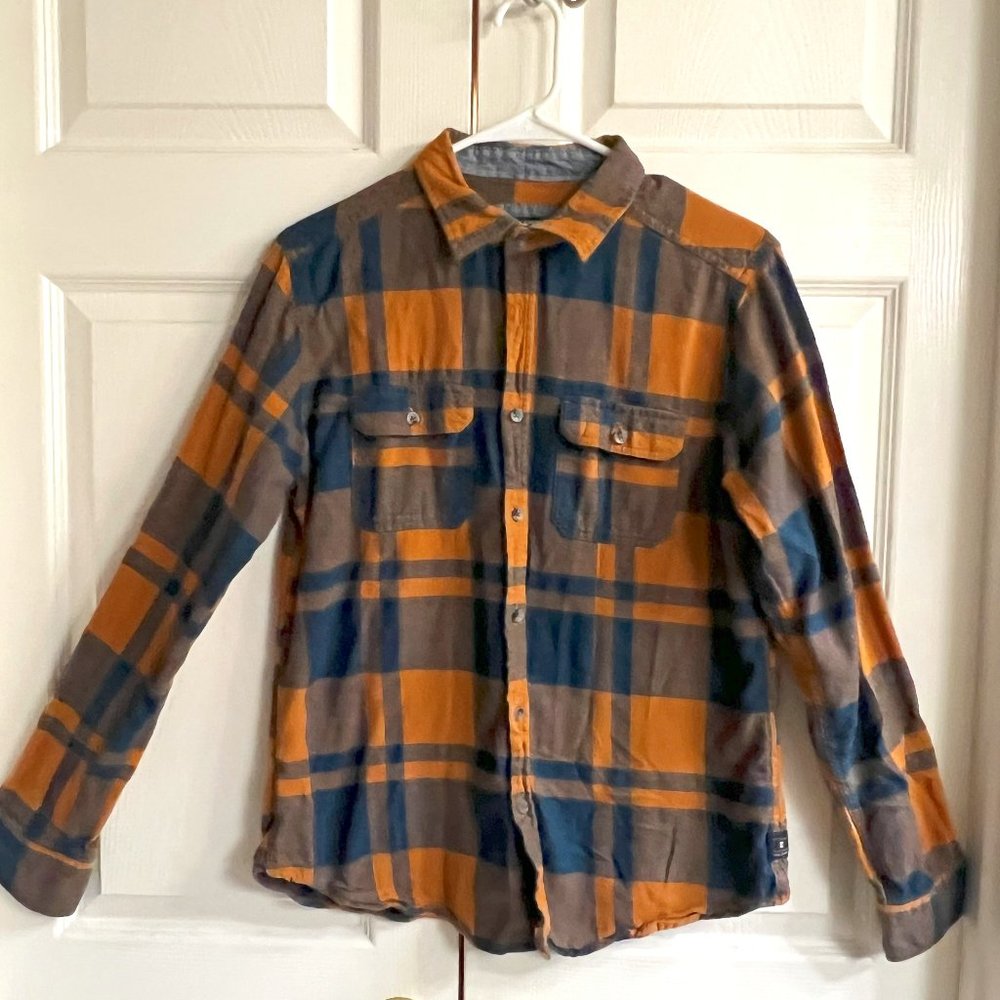 Orange and Blue Flannel